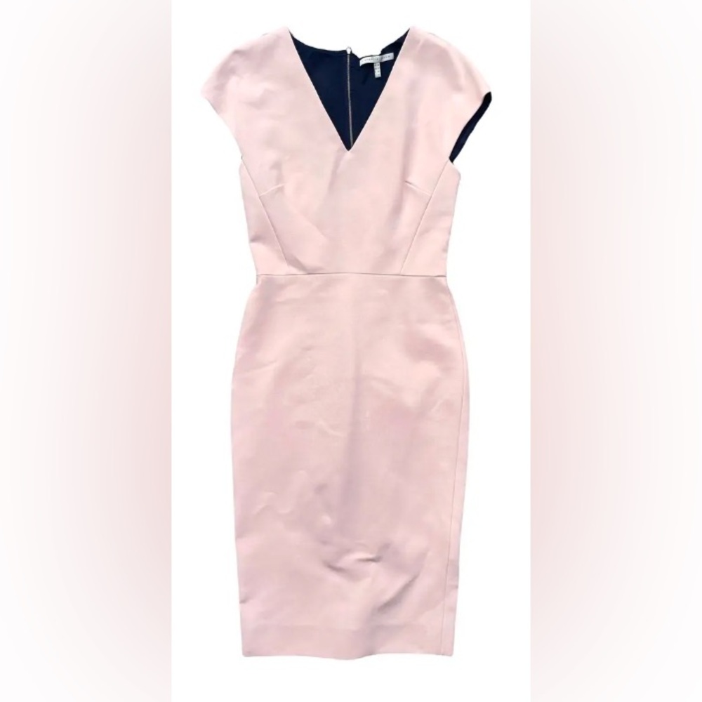Victoria Beckham Light Pink Sheath Dress